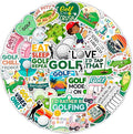 100Pcs Funny Golf Stickers for Water Bottle, Laptop by BulbaCraft