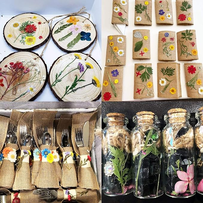 BIHRTC 100PCS Dried Flowers for Resin Real Dry Flower Natural Pressed Died - Image 4