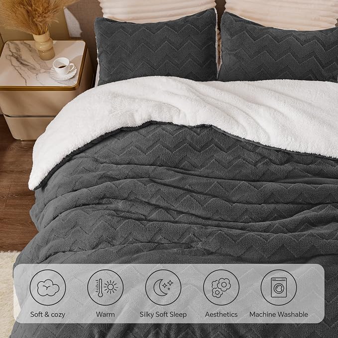 BEDELITE Fluffy Twin Comforter Set - Image 6