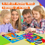 SpriteGru Foam Sticker Art Activity, 20 Wild Animal Art Boards - Image 7