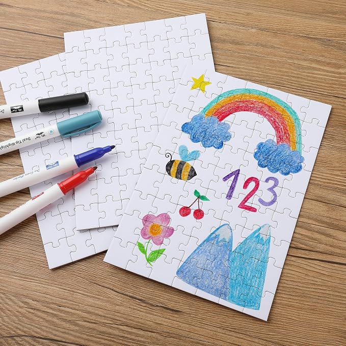 Mr. Pen- Blank Puzzle, 10 Pack, 63 Pieces/Pack, Arts & DIY Crafts - Image 7