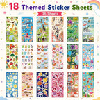 36 Sheets Stickers for Kids - Image 2