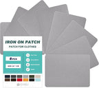 Iron on Patches for Clothes, 8 Pieces Fabric Patches for Clothing, Hat Repair by ForABetterHomeLife