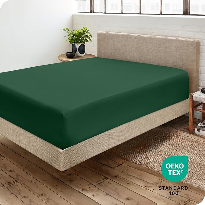 Bare Home Fitted Bottom Sheet Queen Size - Image 4