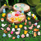 200 Pcs Mini Patio Miniatures Figurines Colorful Mini Resin Figures in Bulk - Image 6