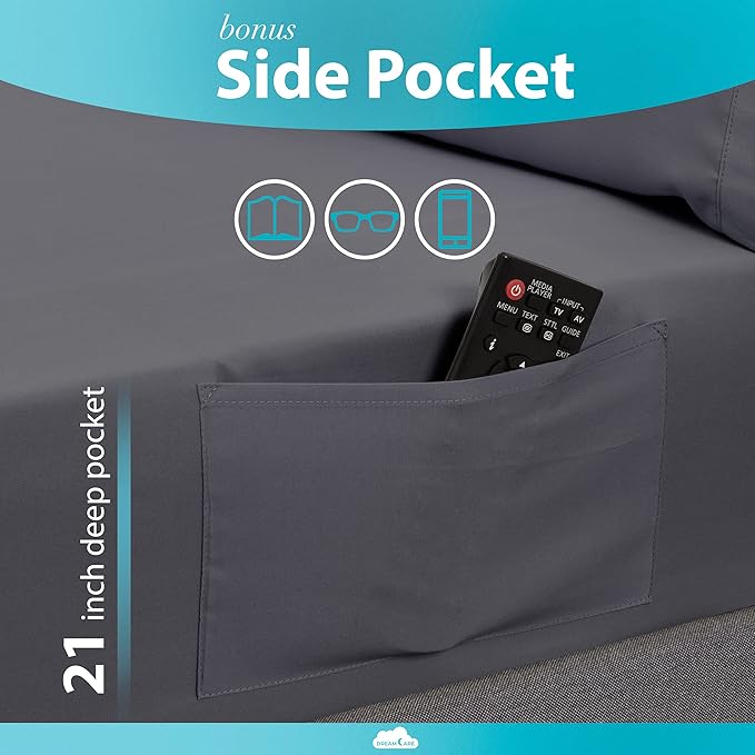 DREAMCARE King Fitted Sheet Only - Image 3