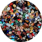 Natural Chip Stone Beads Multicolor 5-8mm About 400 Pieces Irregular Gemstones by Cmidy