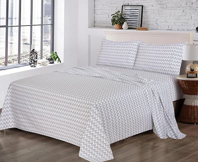 RUVANTI 100% Cotton Sheets – Queen Size Percale Bedding, Cooling & Breathable - Image 8