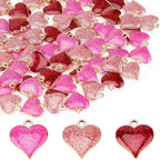 SANNIX 90Pcs Valentine's Day Heart Charms - Image 8