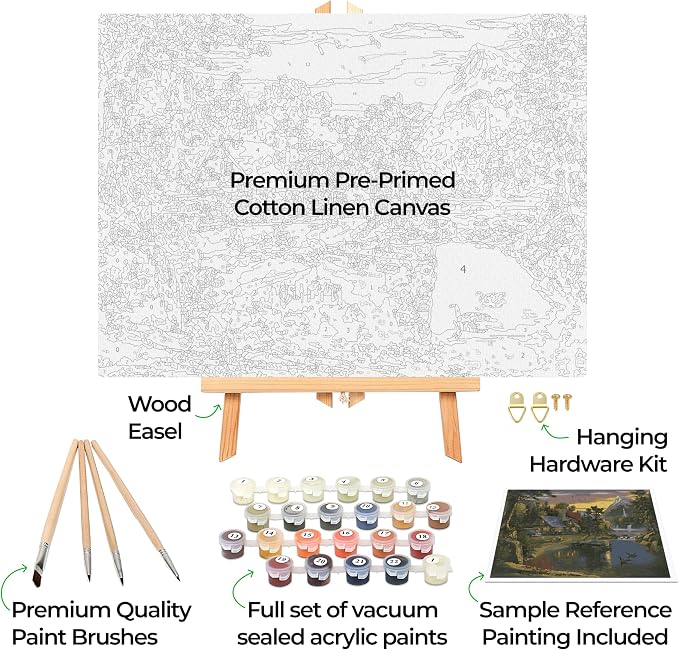 Ledgebay DIY Paint by Numbers Kit - Image 2