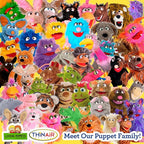 Living Puppets 16-Inch Plush Purple Monster Hand Puppet - Image 6
