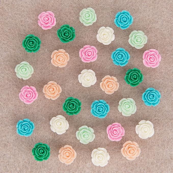 Cuttte 30pcs Decorative Flower Push Pins - Image 3