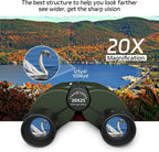 20X25 Small Binoculars for Adults and Kids, Large Eyepiece Binoculars for Bird - Image 5