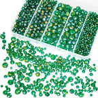 800Pcs 4/6/8/10mm Crystal Glass Beads by Laopottbeads