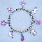 Silver-Tone Enamel Charms Set for DIY Jewelry Making - Image 4