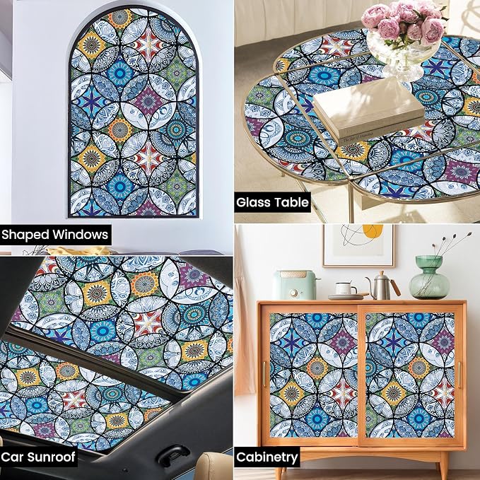 DKTIE Static Cling Decorative Window Film - Image 6