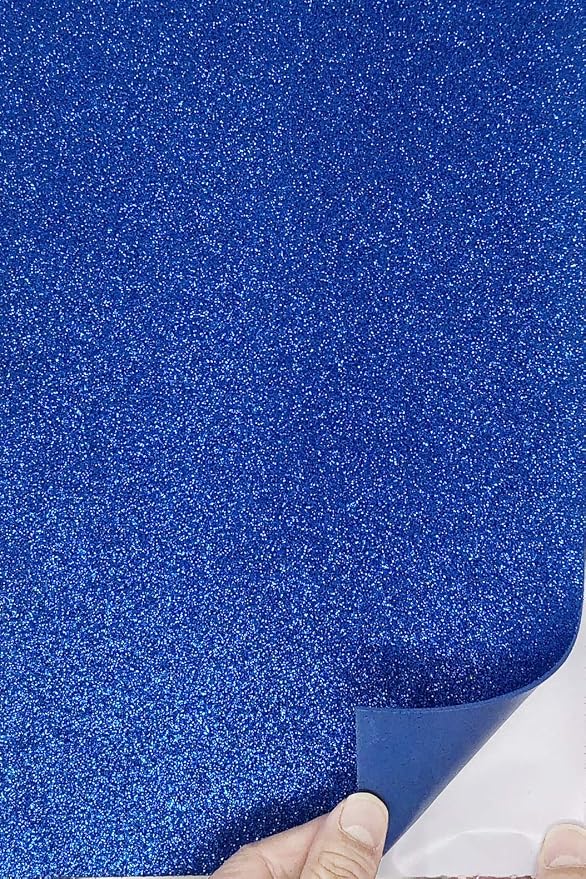 Allgala 12 Pack Glitter EVA Foam Paper 8 x 12inch Sheets-Royal Color Self by Allgala