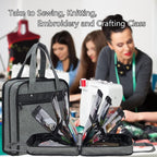 PACMAXI Sewing Accessories Storage Bag, Craft Tools | Roomy carry bag - Image 5