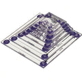 The Quilted Bear Square Quilting Templates – 8 Clear Non-Slip Acrylic Quilt by TheQuiltedBearsProducts