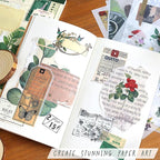 Fayware Washi Vintage Stickers for Scrapbooking - Image 2