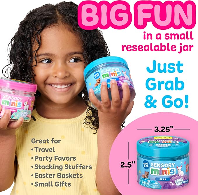 Creativity for Kids Sensory Minis Pets Kit | Cloud Clay Sensory Toy for Kids | - Image 4
