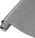 Tintnut Black Silver Glitter Heat Transfer Vinyl Roll, easy cut & weed by Tintnut