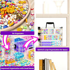 Bead Organizer Box 58 Pcs, 3-Tier Stackable Storage Box, and 3 Different - Image 7