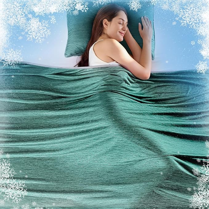 KMUSET Cooling Blanket Queen Size, Double Sided Summer Cooling Blankets by COZYBLANKETHappyHomeLife