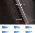 HTVVETUR Glitter HTV Vinyl Rolls Heat Transfer Vinyl - Image 4