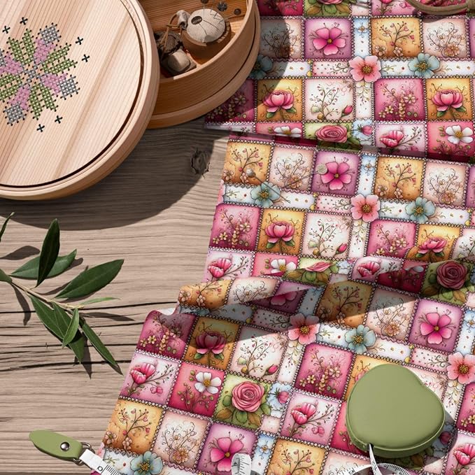 100% Cotton Fabric by the Yard – Turkish Quality Quilting & Sewing Fabric - Image 9