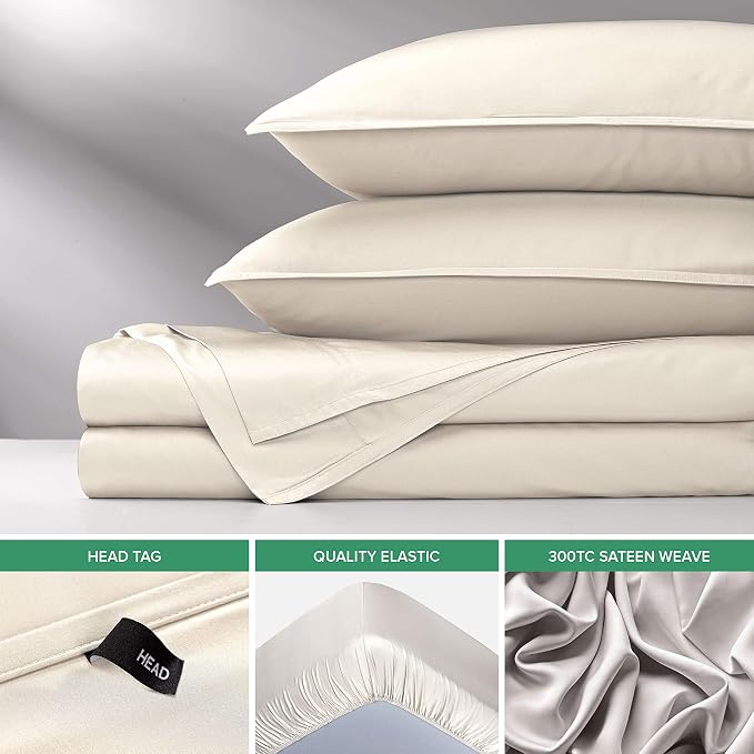 Pure Bamboo Twin XL Sheets, Genuine 100% Organic Viscose Derived from Bamboo - Image 6