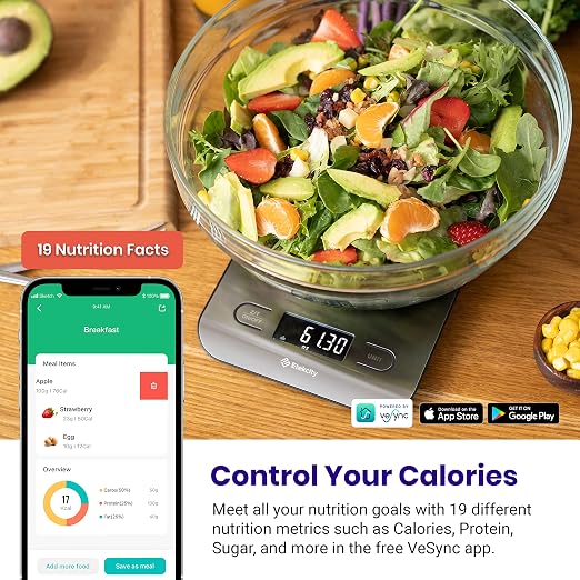 Etekcity Food Nutrition Scale, Digital Grams and Ounces, Large | Kitchen scale - Image 3