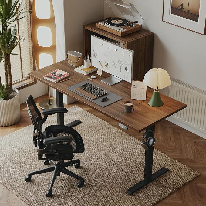 Agilestic Electric Standing Desk, 71 x 31.5 Inches Height Adjustable Desk - Image 2