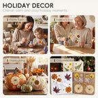 LUXEEASE 100P Vintage Warm Tone Dried Pressed Flowers | Cream caramel yellow - Image 5
