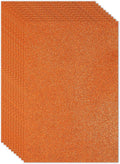 PATIKIL Orange Shiny EVA Glitter Foam Sheet 11 x 8 Inch 2mm Thick by PATIKIL