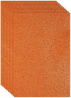 PATIKIL Orange Shiny EVA Glitter Foam Sheet 11 x 8 Inch 2mm Thick by PATIKIL