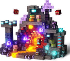 GobiDex Light-Up Magnetic Building Blocks Playset, STEM Sensory Travel Toys by GobiDex