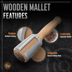 Precision Wood Carving Mallet 15oz - Image 5