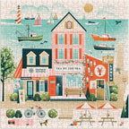 Galison Beside The Sea – 500 Piece Puzzle Fun and Challenging Activity - Image 3