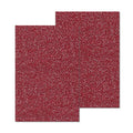2 Pack 8'' x 12'' Glitter Red Acrylic Sheet, 3mm Thick Acrylic Plexiglass Boards by Unknown