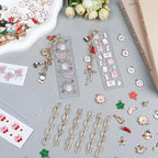 253 Pcs Bow Acrylic Bookmark Blanks Thicken 15 DIY Bookmark Making 17 Bow UV - Image 5