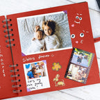 Bstorify Square Scrapbook Photo Albums 8 x 8 Inch Red Thick Paper, Metal Corners - Image 7