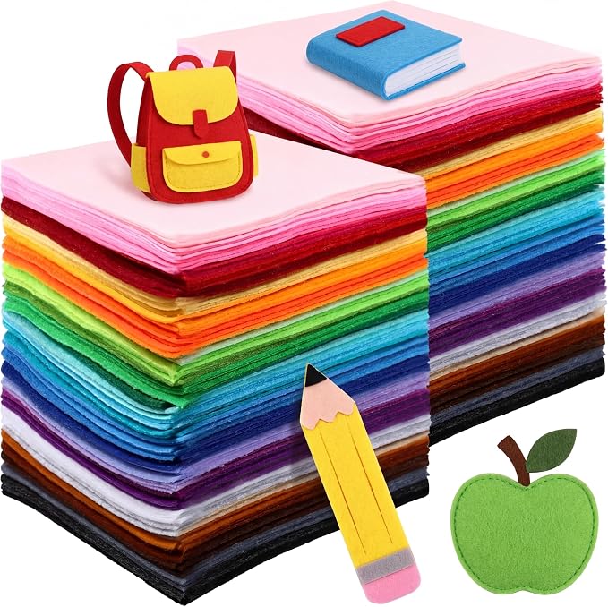 Moukeren 360 Pcs 12 x 12 Inch Felt Sheets Bulk by Moukeren