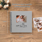 potricher 8 x 8 Inch DIY Scrapbook Album 40 Pages Hardcover Kraft Paper Scrap - Image 2