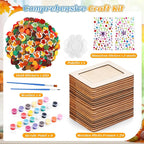 Fovths 24 Packs Fall Picture Frame Painting Craft Kit - Image 2
