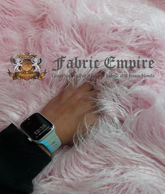 Fabric Empire 2.3oz Faux Fur Curly Yak Fabric 3.5" Long Pile Japanese Yarn/Sold - Image 7