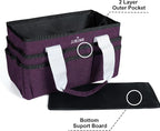 JJRING Craft Organizer Tote Bag, Art Storage Caddy - Image 3