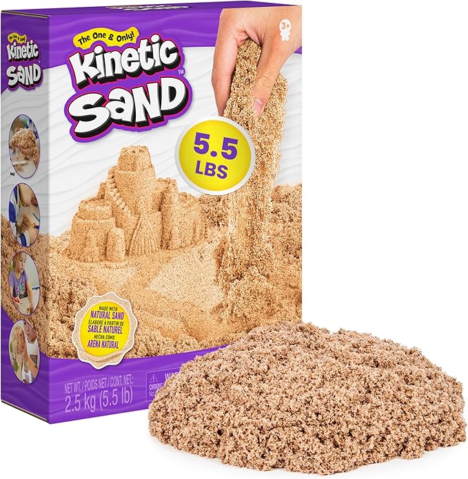 Kinetic Sand 5.5lb Brown Sand Amazon Exclusive, Sensory Toys, Ages 3+ | by Unknown