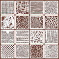 16 Pcs Layering Stencils for Painting, Mix Media Spray Paint Templates by CODOHI