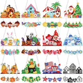 Cinnvoice 12 Pcs Summer Seasonal Diamond Art Hanging Ornament Kit by Cinnvoice
